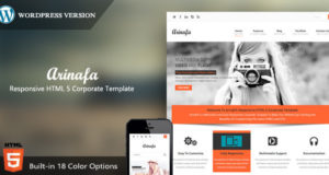 ArinaFA Corporate WordPress Vorlage