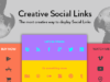 Creative Social Links - WordPress Widget und Add-On für Visual Composer