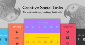 Creative Social Links – WordPress Widget und Add-On für Visual Composer
