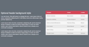 Datentabelle – Addon für WPBakery Page Builder (früher Visual Composer)