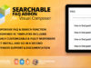 Durchsuchbares FAQ-Addon für WPBakery Page Builder (früher Visual Composer)