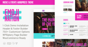 EmojiNation | Nachtclub & Konzert-WordPress-Layout