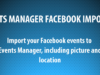 Event Manager Facebook Importer