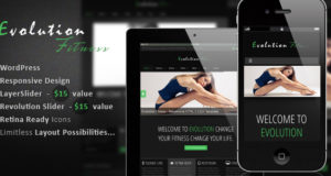 Evolution Fitness – Responsives WordPress-Vorlage