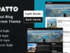 Impatto - Persönliches Blog WordPress Template.