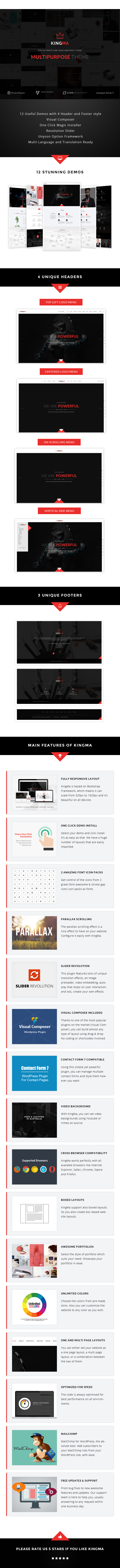 KingMa | Creative Business Onepage & MultiPage Layout - 2