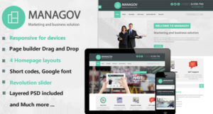 Managov Mehrzweck-WordPress-Vorlage