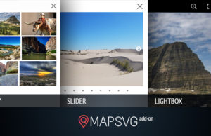 MapSVG.Gallery: Galerie / Slider / Leuchtkasten – Add-On für MapSVG WordPress Mapping-Plugin