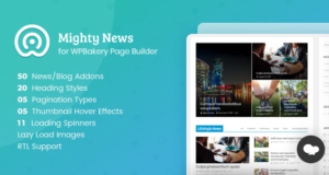 Mighty News Addons für WPBakery Page Builder (ehemals Visual Composer)
