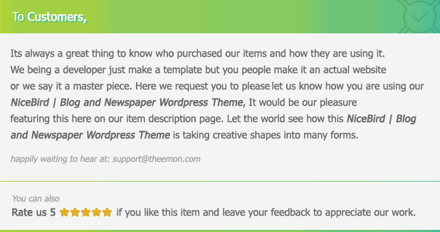 Magazin / Zeitung / Nachrichten / Blog WordPress Template - NiceBird - 2