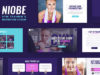 Niobe | Ein Fitnesstrainer & Ernährungscoach WordPress Vorlage