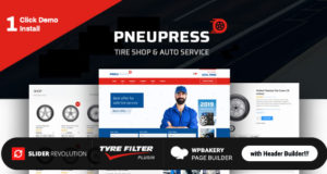 PneuPress – Reifen Shop WordPress Template