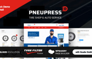 PneuPress – Reifen Shop WordPress Template