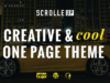 ScrolleUP - Creative One Page WordPress Template