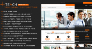 Teach – Flexibles Geschäftsportfolio WP Layout