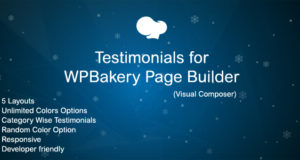 Testonials Addon für WPBakery Page Builder (Visual Composer)
