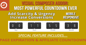 Ultimatives Addon für WPBakery Page Builder: Knappheits-Countdown