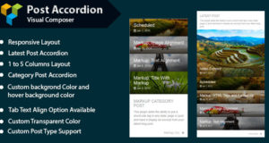 WPBakery Page Builder – Post-Akkordeon (früher Visual Composer)