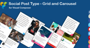 WPBakery Page Builder – Post-Grid und -Karussell der sozialen Nachrichten (früher Visual Composer)