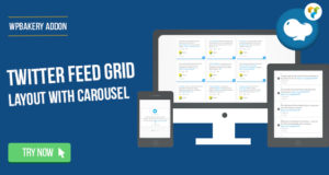 WPBakery Page Builder – Twitter-Feed-Raster mit Karussell (ehemals Visual Composer)