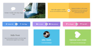 WPBakery Page Builder (ehemals Visual Composer) Add-on – Seite an Seite Karte und Würfelbox