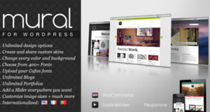 Wandbild: Business & Portfolio WordPress Template