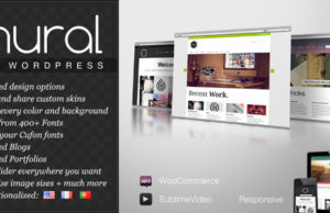Wandbild: Business & Portfolio WordPress Template