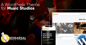Wiederholung – Music Studio WordPress Layout