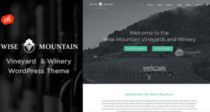 Wise Mountain – Weinberg und Weingut Thema
