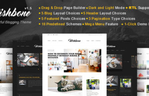 Wishbone – Ein sauberes und leistungsfähiges WordPress-Blogging-Thema