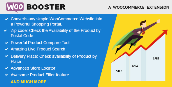 Wordpress E-Commerce Plugin WooBooster - WooCommerce Compare, Live Search, Product Filter, Store Locator