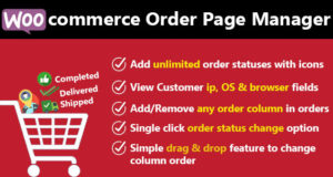 Woocommerce Benutzerdefinierte Bestellstatus und Bestellseiten-Manager