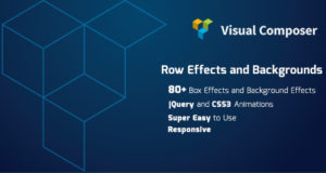 Zeilenanimationen und -hintergründe für Visual Composer