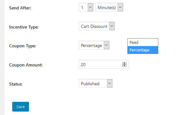 WooCommerce Abandoned Cart E-Mail mit Rabatt und kostenlosem Versandbeispiel