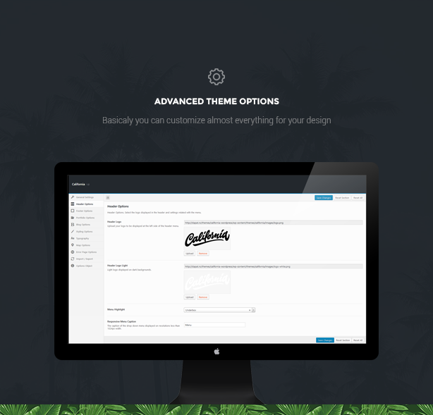 Portfolio Kalifornien WordPress-Thema