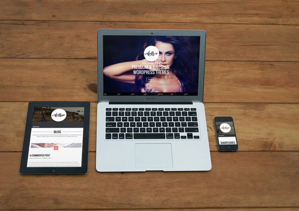 Arthur - Responsive, One Page und Parallax - 1