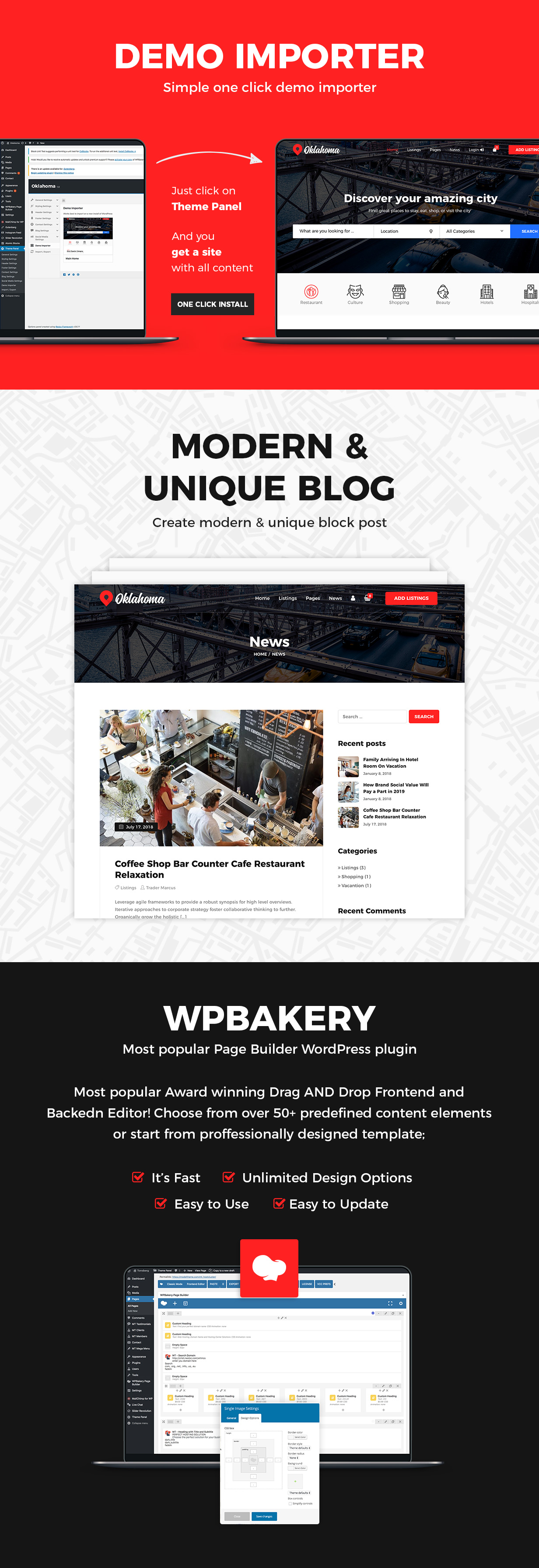 Oklahoma - Verzeichnis und Auflistung WordPress Vorlage - 4