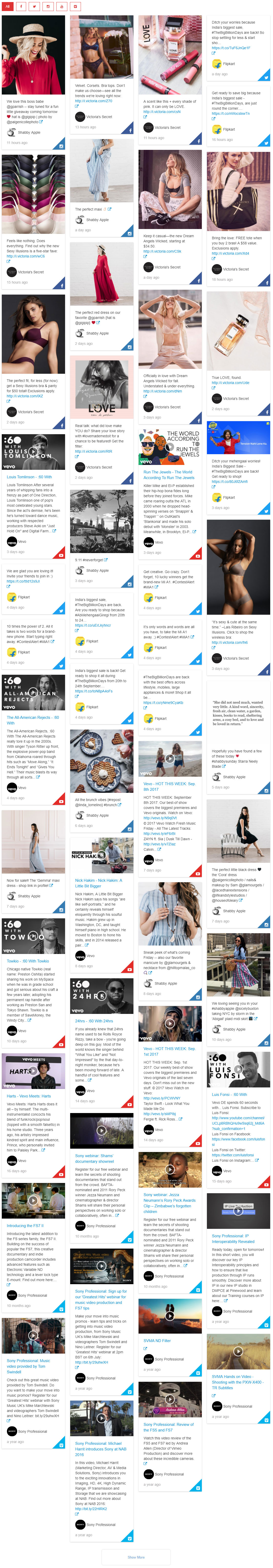 Social Streams - visueller Komponist