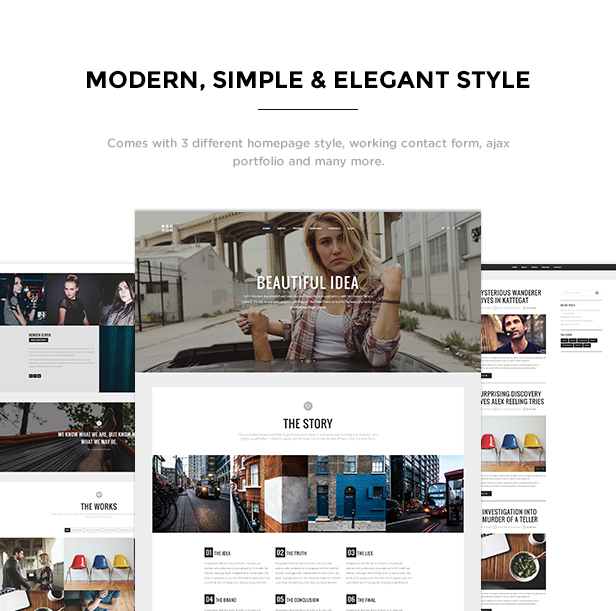 Brehoh - Responsive One Page Portfolio Template - 1