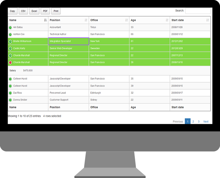 Datentabellen-Addon für WPBakery Page Builder (früher Visual Composer)