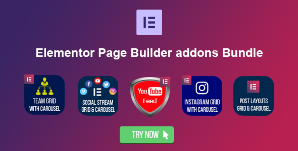 Elementor Page Builder - Soziales Stromnetz mit Karussell - 1