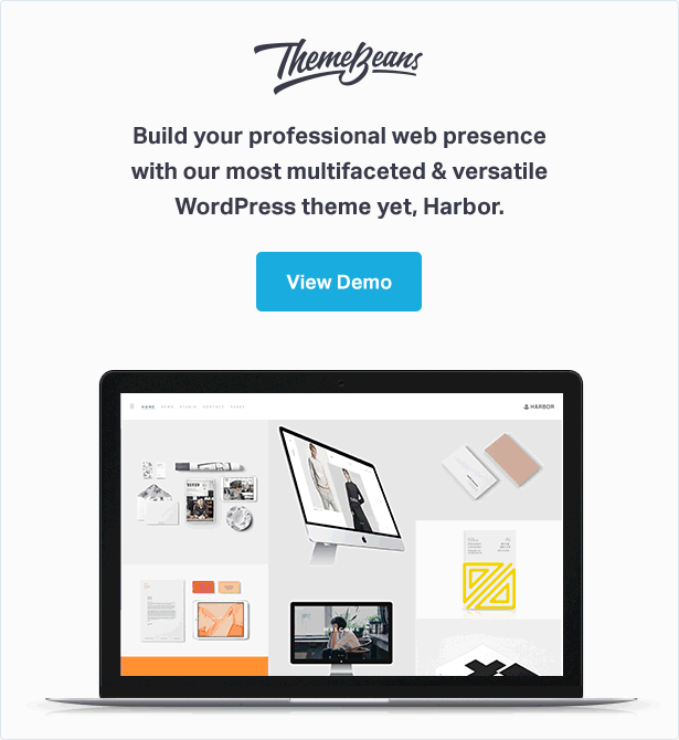 Harbor - Kreatives multifunktionales WordPress-Template für Agenturen und Unternehmen - 1