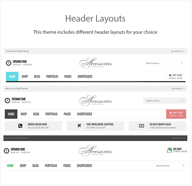 WooAccessories - Responsives WordPress-Vorlage - 10