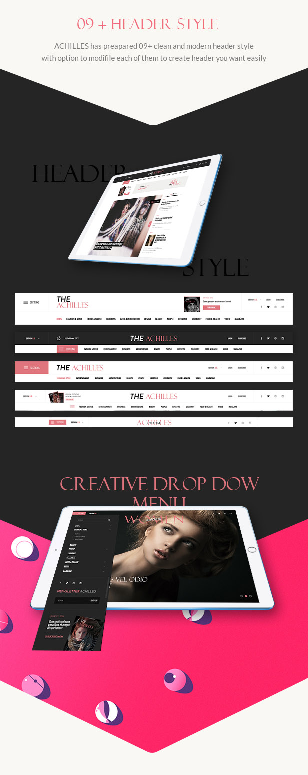 Achilles - Mehrzweckmagazin & Blog WordPress Template - 11