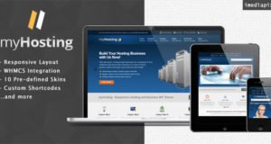 myHosting – Responsive Hosting & Business Layout