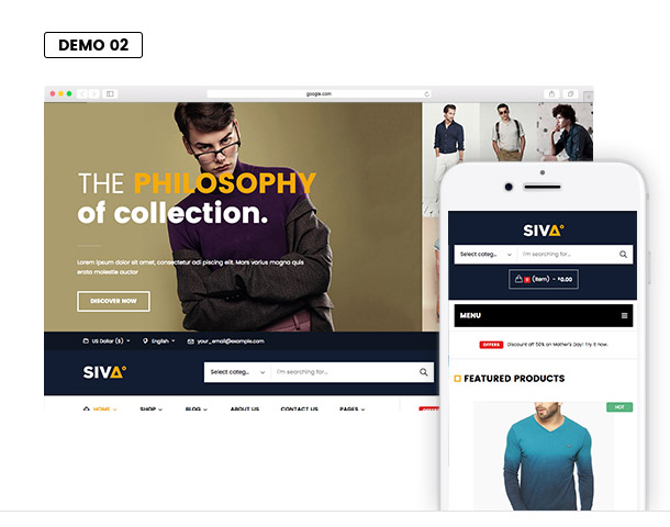 VG Siva - Kreatives, minimalistisches WooCommerce Template - 14