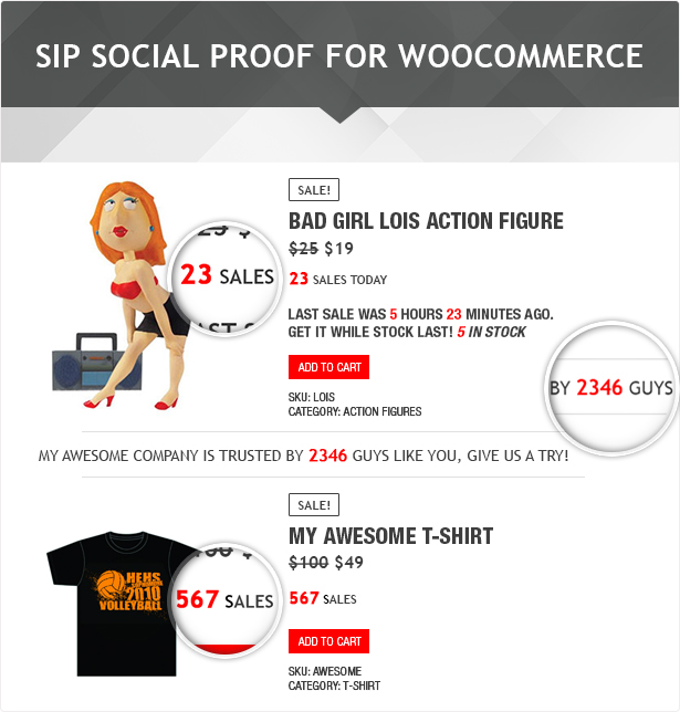 SIP Social Proof für WooCommerce - 1
