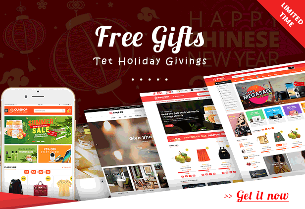 Weihnachtsaktion: KOSTENLOSE beste WordPress-Themes - Lunar New Year Gifts | Limited Time!