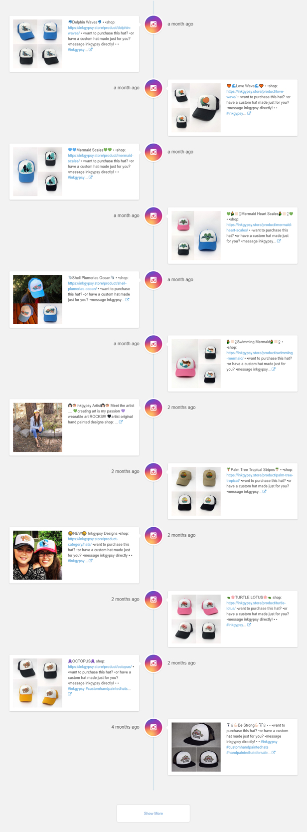 Elementor Page Builder - Sozialer Stream von Instagram mit Karussell