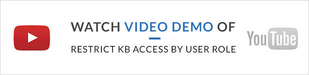 Einschränken des KB-Zugriffs durch Benutzerrollen-Addon - 1